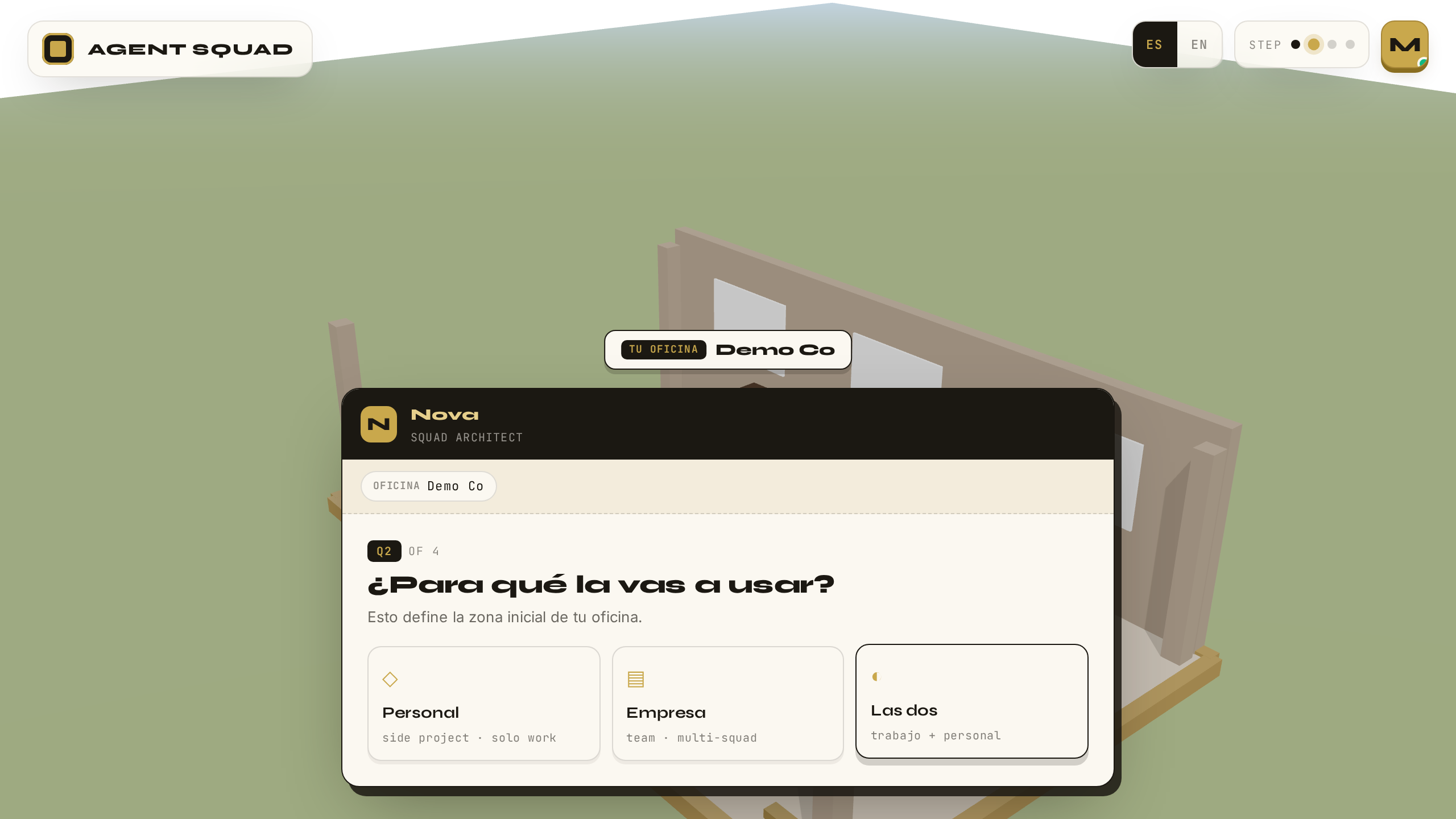 Onboarding Q2 — uso principal